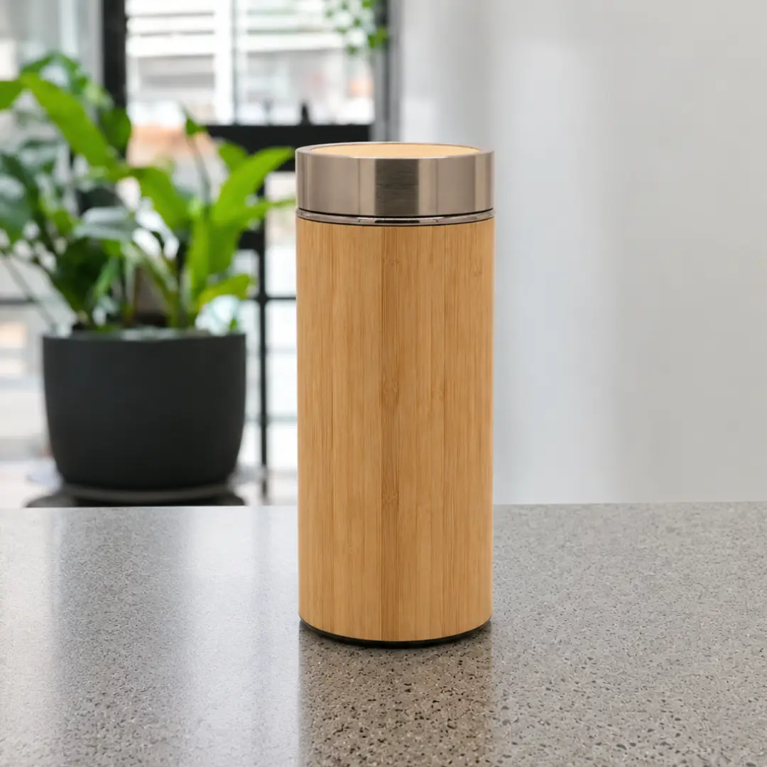 Bamboo Stainless Steel Bottle
